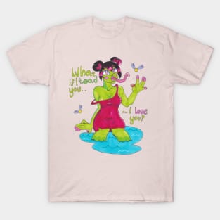 Frog Girl Pun Up! T-Shirt